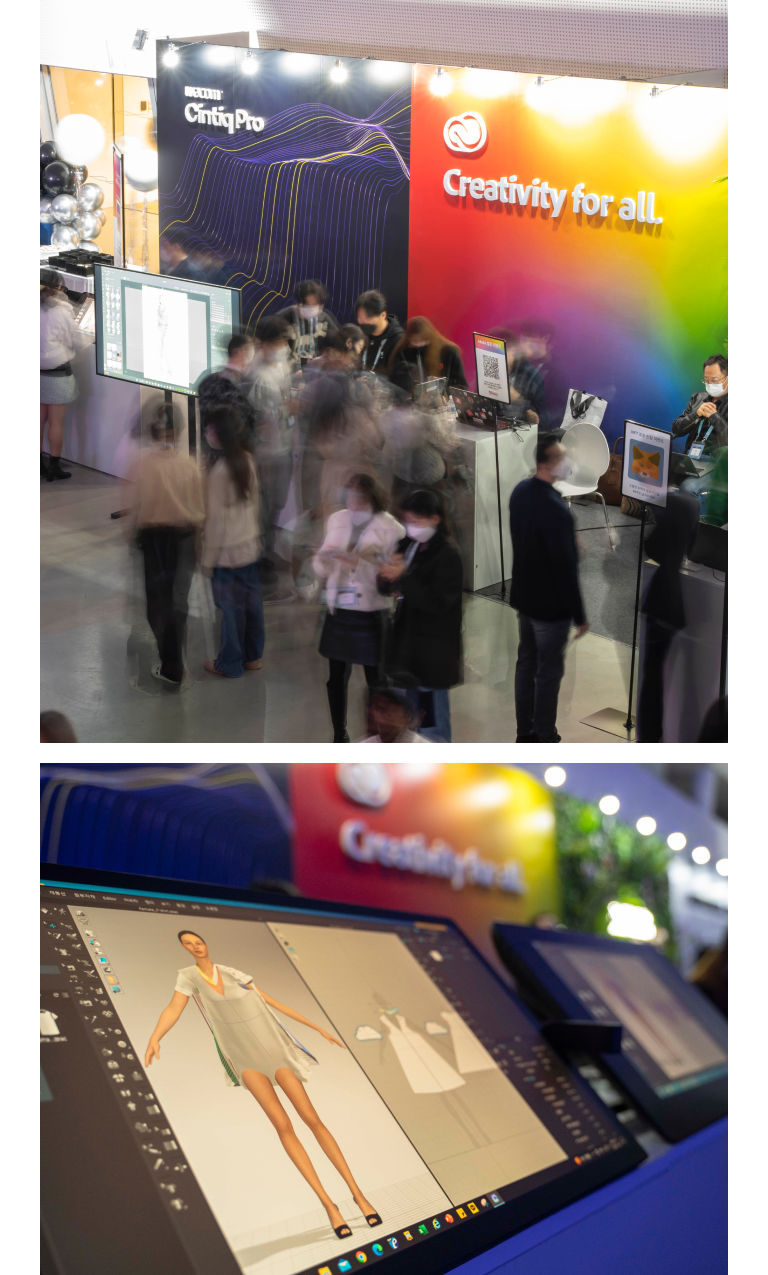 CLO Virtual Fashion Partner Booth